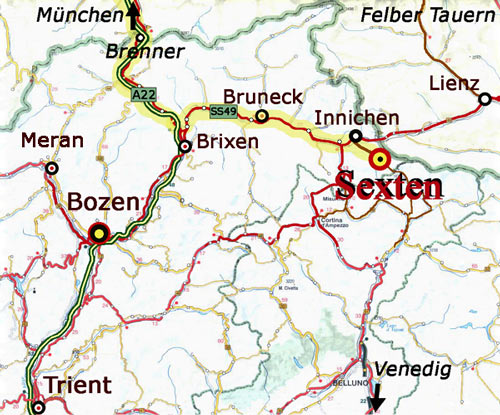 Sexten - Moos - Hochpustertal - Pustertal - Suedtirol