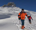 winter Urlaub in Sexten Dolomiten Winterwandern Langlauf Schneeschuhwandern in Südtirol 
			Erholung