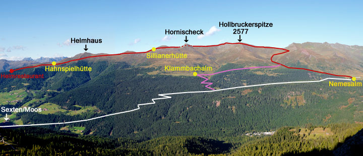 Helm Hollbruckerspitze Alpe Nemes