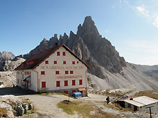 Dreizinnenhütte Weltnaturerbe Sextner Dolomiten