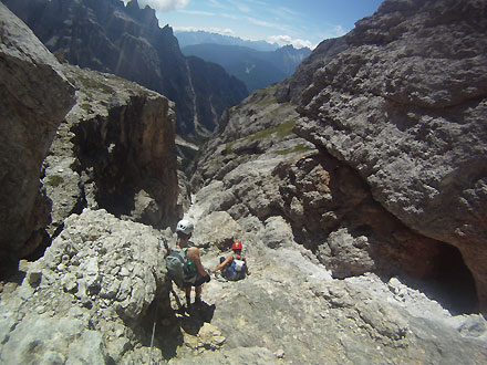 Sexten, Roghel-Klettersteig, Klettersteige