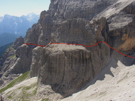 Sexten, Roghel-Klettersteig, Klettersteige, Dolomiten