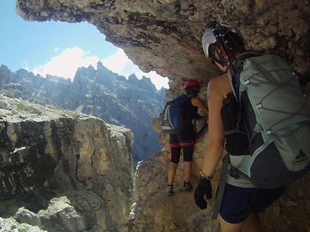 Sexten, Roghel-Klettersteig, Klettersteige, Dolomiten