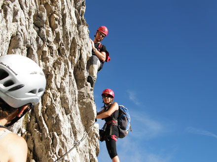 Sexten, Roghel-Klettersteig, Klettersteige, Dolomiten