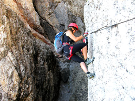 Sexten, Roghel-Klettersteig, Klettersteige, Dolomiten
