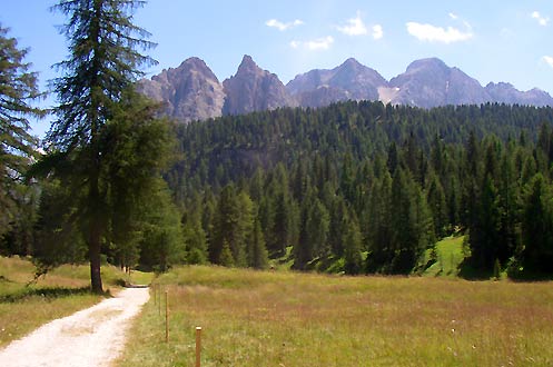 Tre Croci Pass, Vandellihütte, Sorapiss, wandern, Wanderungen