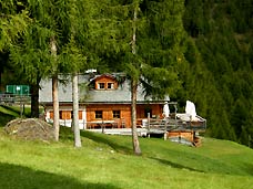 Lärchenhütte Jägerhütte wandern in Sexten