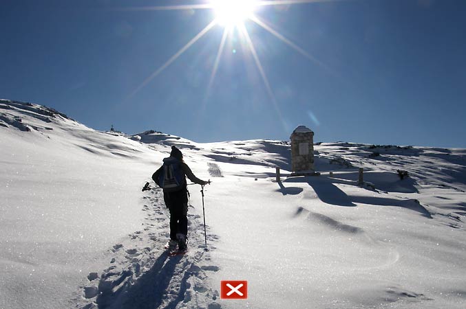 bitte warten - Schneeschuhwandern in Sexten