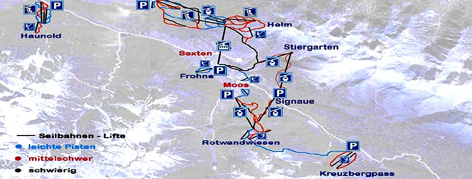 bitte warten - Wandern in Sexten